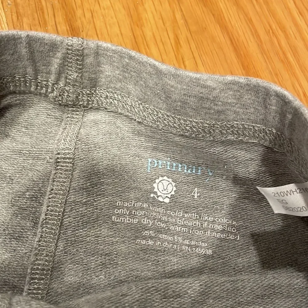 PRIMARY - 4 kids bottoms gray good condition - Picture 2 of 2